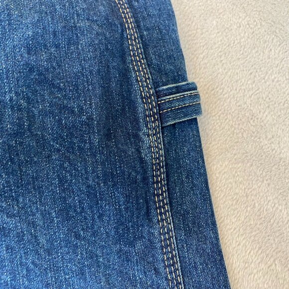 Dickies Mens Carpenter Jeans 30x32 Relaxed Fit Blue Denim Work Pants - Picture 11 of 16